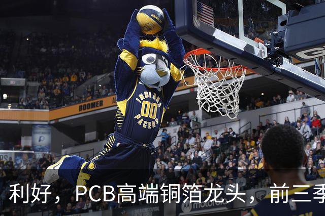 利好，PCB高端铜箔龙头，前三季度扣非净利大增近6倍