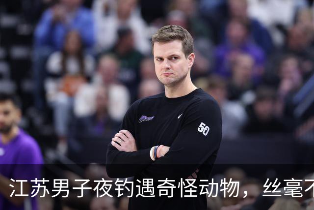 江苏男子夜钓遇奇怪动物，丝毫不怕人主动凑近讨食！网友：后台硬胆子就是大